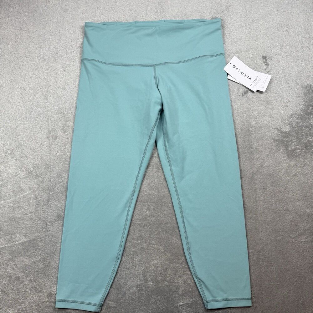 Athleta Legging Women’s 1X Teal Ultra Tight High Rise Elation 7/8 Workout NWT